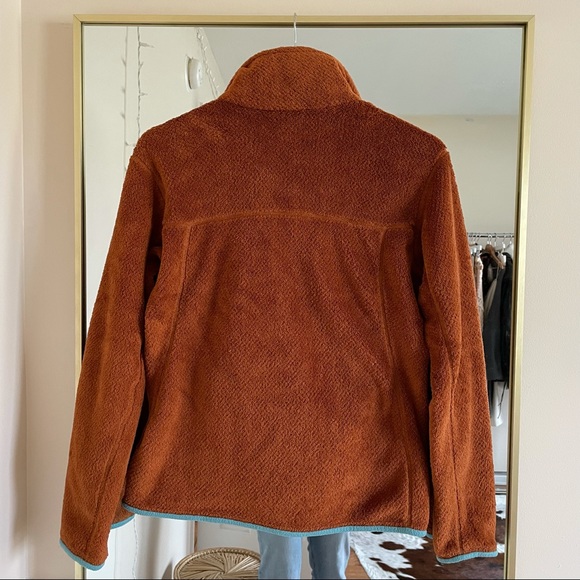 Patagonia T Snap Carmel Brown Fleece Pullover M - Picture 10 of 10